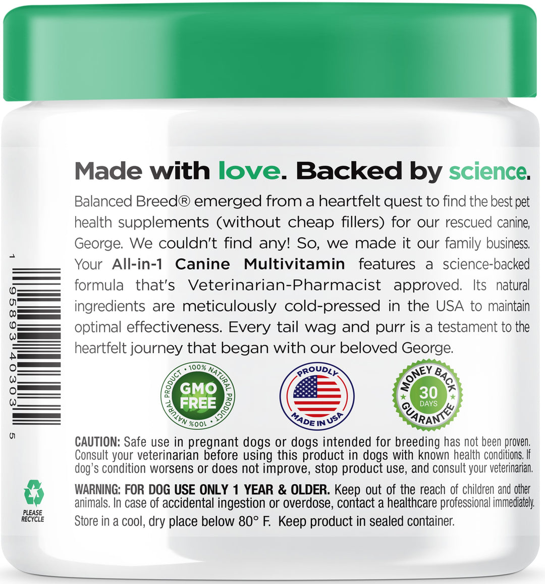Balanced Breed® All-In-1 Canine Multivitamin