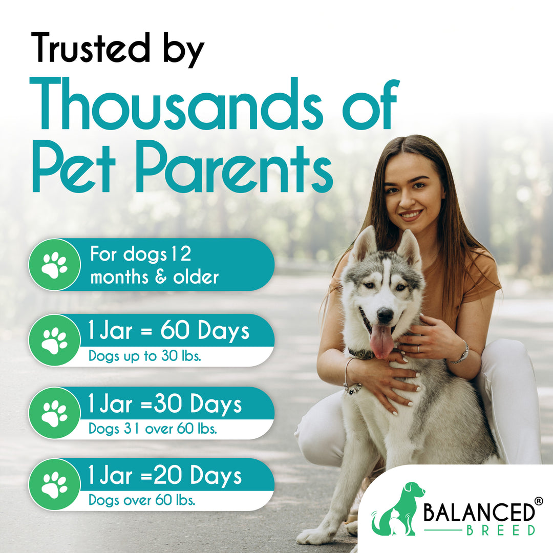 3 PACK: Balanced Breed® Canine Probiotic & Odor Control - Balanced Breed