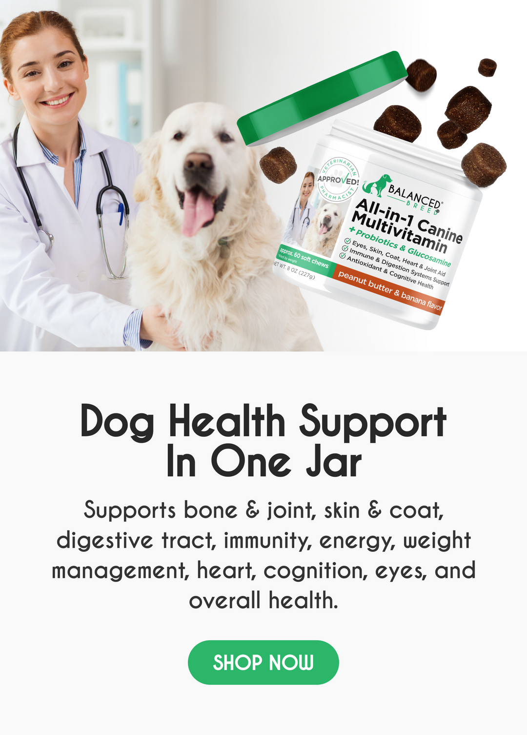 Natural Pet Health Vitamins & Supplements | Balanced Breed®